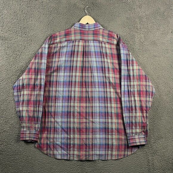 Polo Ralph Lauren Shirt Mens 3XB Red Plaid Button Down Preppy Casual - Picture 8 of 13